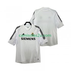 Camisolas de futebol Real Madrid 2006 Retro Equipamento Principal 2005 Manga Curta